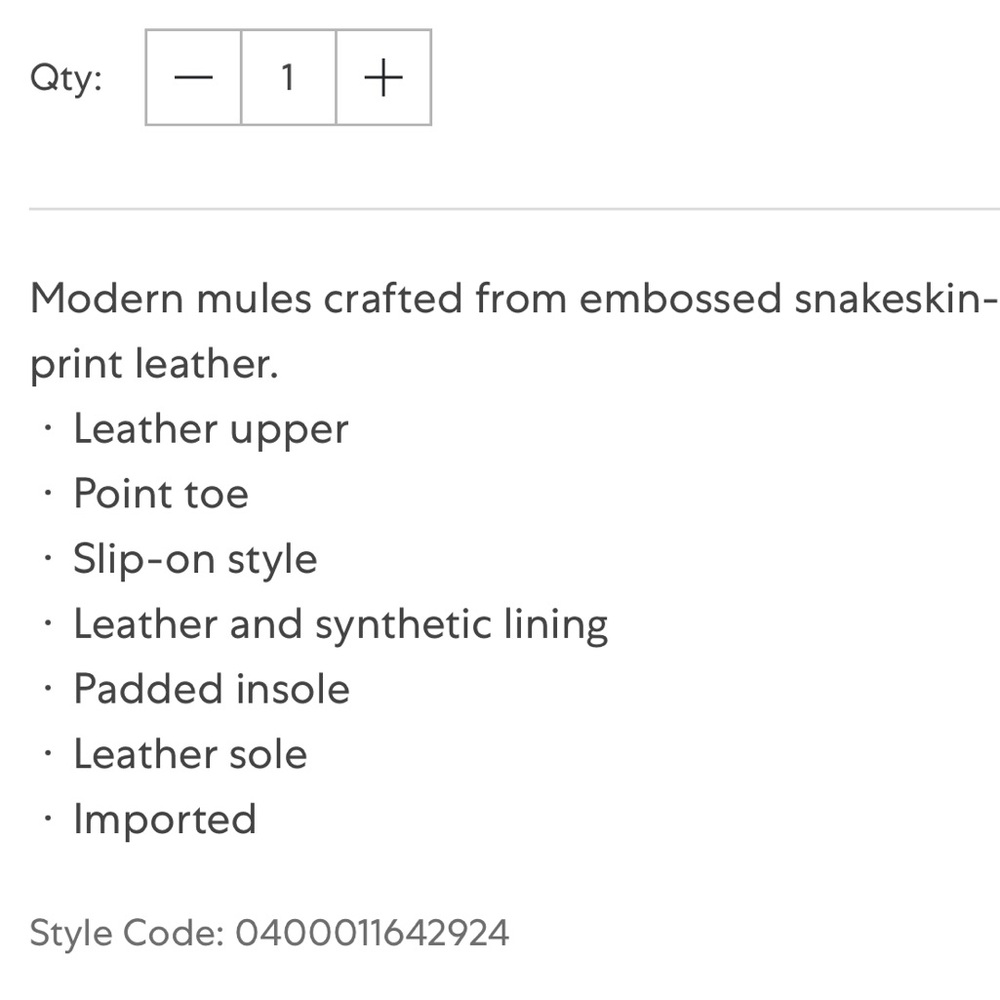 SCHUTZ POINTED TOE MULES 8.5 - Picture 8 of 8